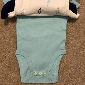 Cloud Island One Pieces - New w/ Tags Set of 4 NB onesie bodysuits So Cute! Cloud Island One Pieces - New w/ Tags Set of 4 NB onesie bodysuits So Cute!